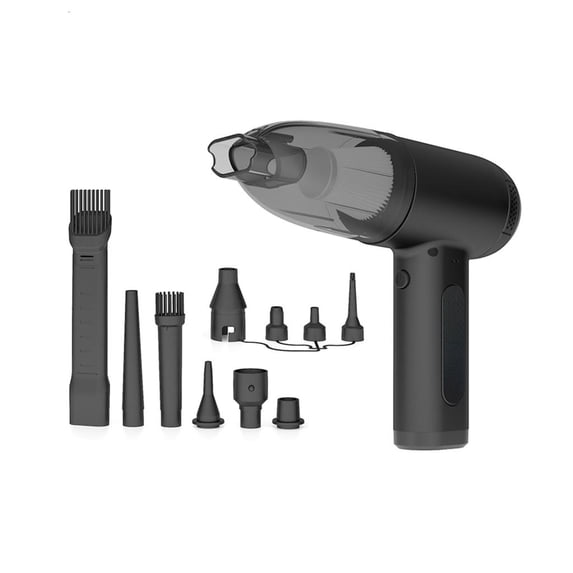 Portable Car Vacuum Cleaner 4 In 1 Wet/Dry Handheld 10000Pa Suction Rechargeable
