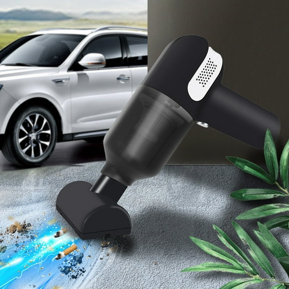 Portable Car Vacuum Cleaner 6.7x6.5in 5000PA Strong Suction USB Rechargeable Handheld for Pet Hair Home Car