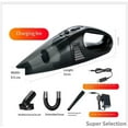 thumbnail image 1 of Portable Car Vacuum Cleaner, Handheld Strong Suction 12V Corded Electric Vacuum For Auto Detailing & Home Use, With Crevice Tool And Brush Attachments (CE Certified), 1 of 5