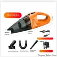thumbnail image 1 of Portable Car Vacuum Cleaner, Handheld Strong Suction 12V Corded Electric Vacuum For Auto Detailing & Home Use, With Crevice Tool And Brush Attachments (CE Certified), 1 of 5
