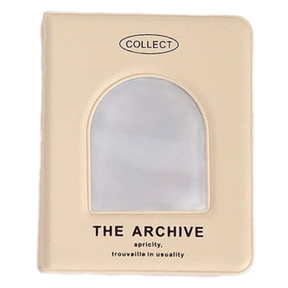 Small Card Collector Binder Holds 40 Card with Showcases Covers 3Inch Photocard Holders Album Photo Organizers Book