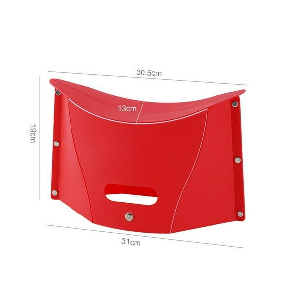 Portable Card Folding Stool Outdoor Camping and Fishing Multi Functional Plastic Handheld Basket Storage Chair