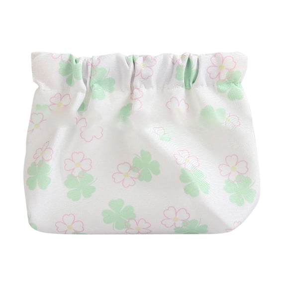 Portable Carrying Bag Travel Accessories Mouth Red Bag Key Bag Storage Bag Cosmetic Bag GREEN