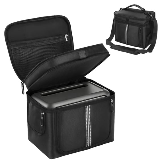 Portable Carrying Case Compatible with BLUETTI Elite 30 V2/EB3A,Soft Power Station Storage Bag with Multi-pockets & Heat Dissipation Design,Water-resistant Protective Cover with Handle/Shoulder Strap