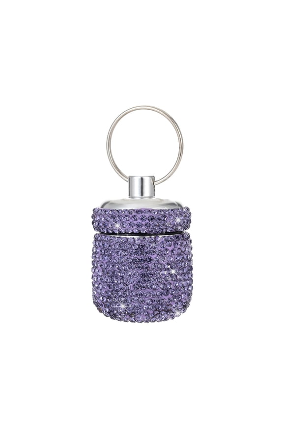 Portable Case Keychain Container Small Box Pendant for Travel and Outdoor Activities