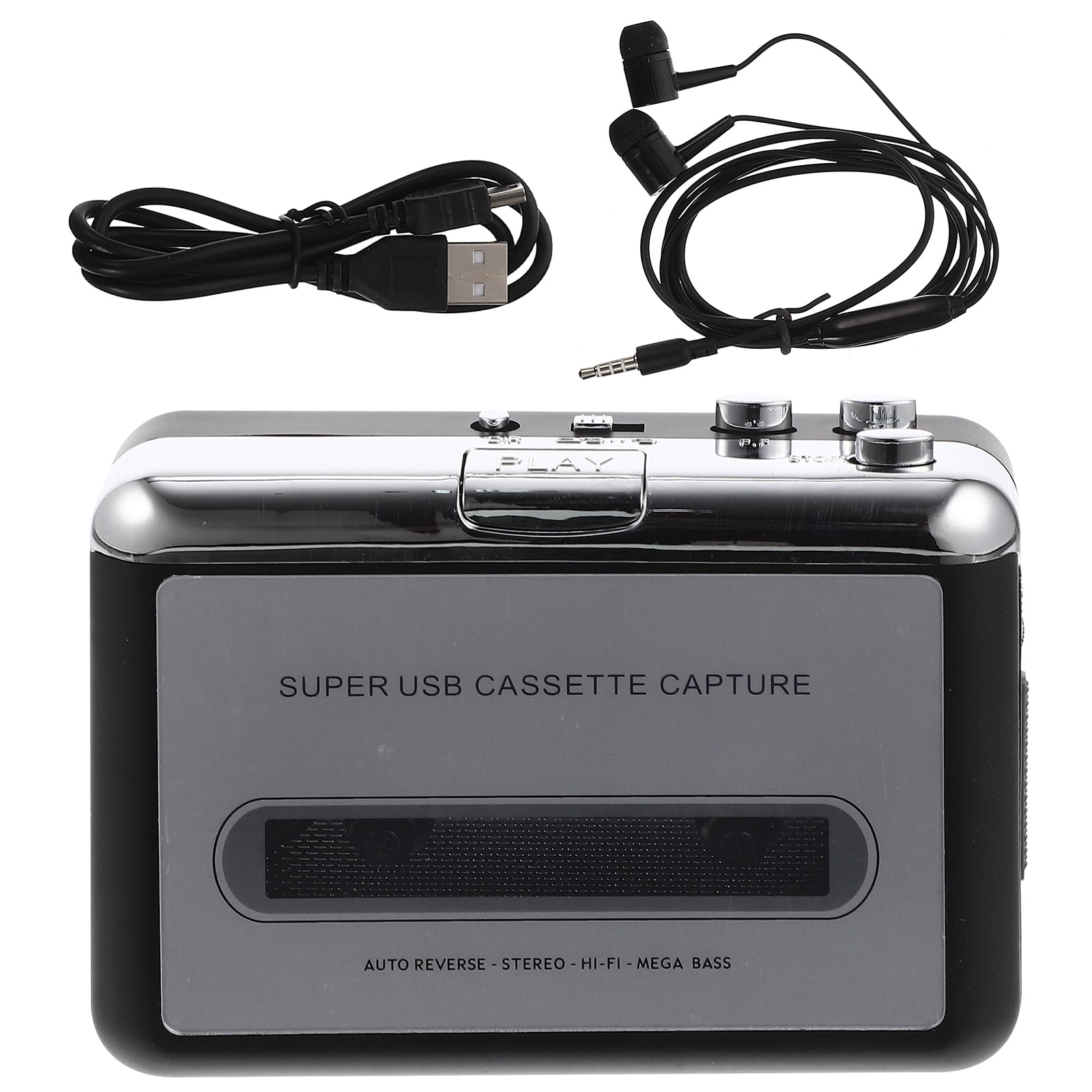 Portable Cassette Tape Transverter Usb Cassette Tape Converter Mp3 High Fidelity Music Player