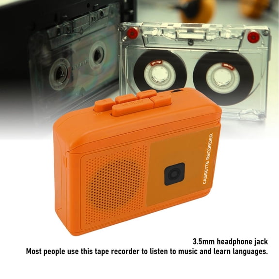 Portable Cassettes To MP3 Converter For Retro Music Digitization With Speaker USB Port Clear Sound Output