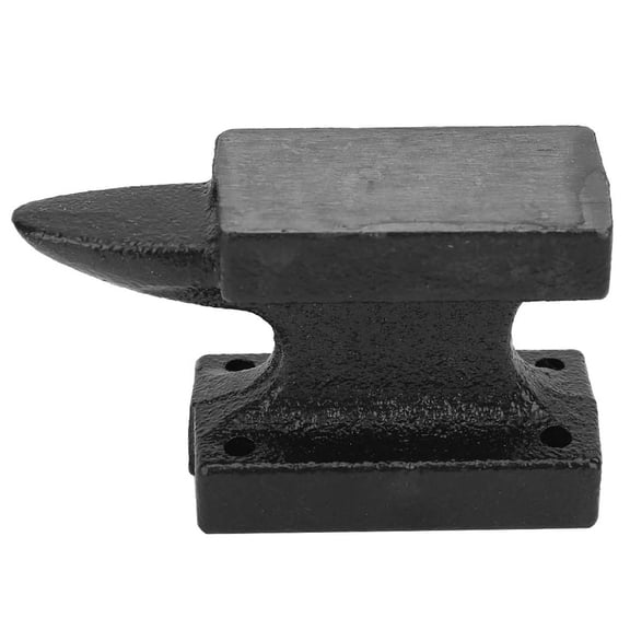 Portable Cast Iron Anvil, Blacksmith Workbench, Extra Large Feet, 100% Brand New, Durable and Stable, Perfect for Flattening, Forming and Heavy Duty Jobs, Iron Handle