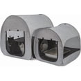 thumbnail image 1 of Portable Cat Playpen, Delivery Room, Enclosure, Postoperative Recovery, House Design for Better Standing, Foldable Pet Tent for Indoor and Outdoor Use, Cat Houses & Condos Dark Gray, 1 of 8