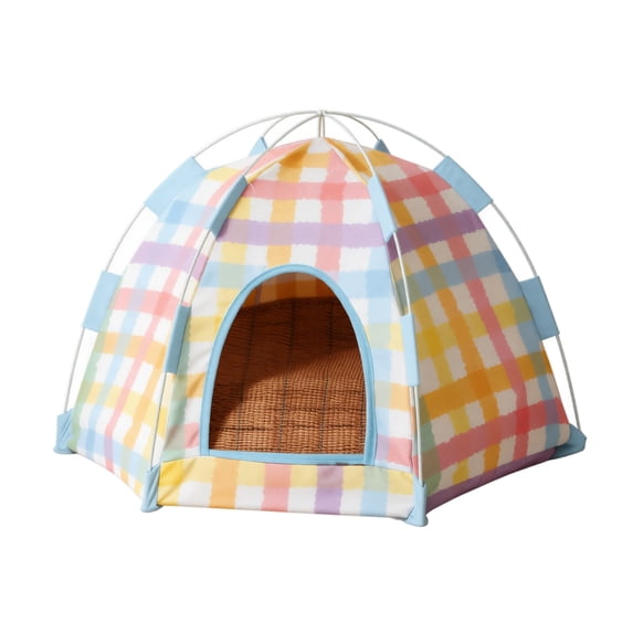 Portable Cat Tent, Foldable Pet Playpen Indoor Outdoor Enclosure House,Foldable Breathable Pet Playpen Tent for Kittens & Puppies. Portable Enclosure for Indoor Play, Outdoor Travel and Rest