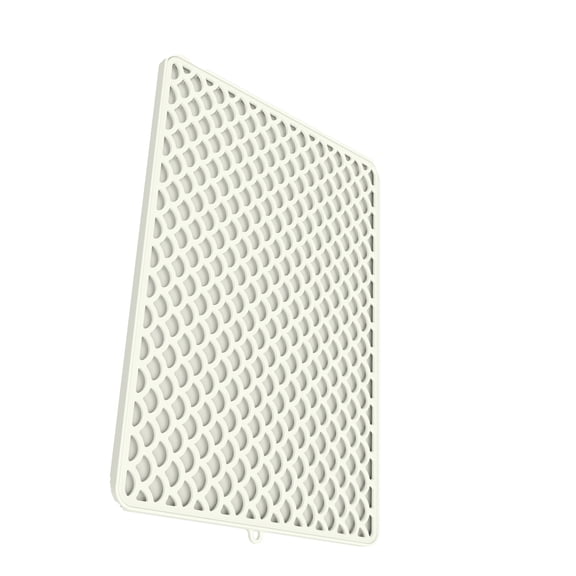 Portable Cats Litter Containment Mat Silicone Top Waterproof Base Foldable Structure For And Space Saving
