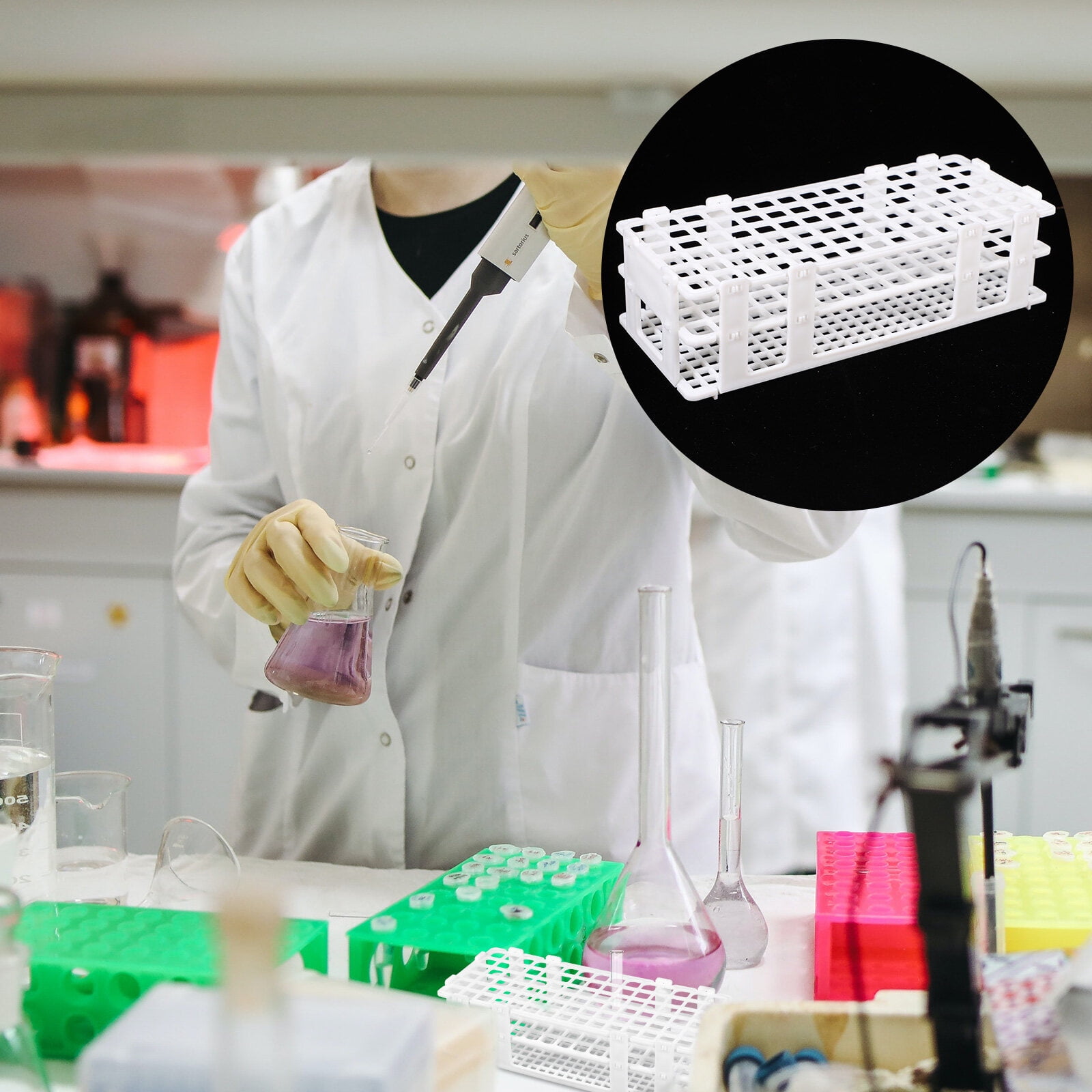 Portable Centrifuge Test Tube Rack Test Tube Rack Holder School Supply