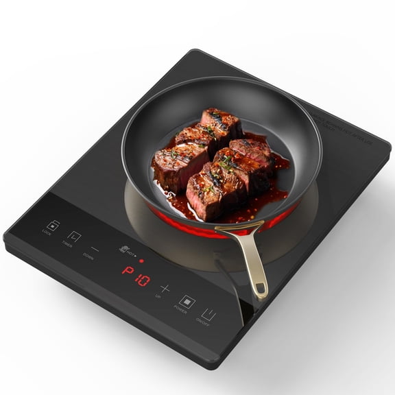 Portable Ceramic Countertop Hot Plate Single Cooktop 1800W