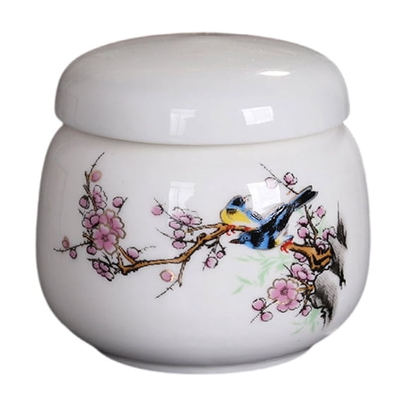 Portable Ceramic Jar Airtights Container for Coffee Candy Storage