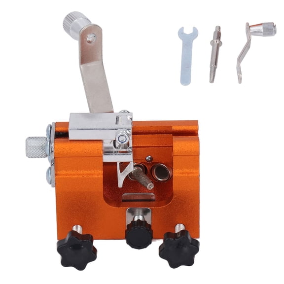 Portable Chainsaw Chain Sharpener, Hand Crank Chain Grinder Tool Kit for Fast Chain Sharpening, Compact Manual Saw Chain Filing Tool