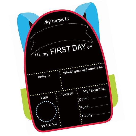 Portable Chalkboard Blackboard with Durability Ecological Friendly Design for School Office and Creative Note Taking