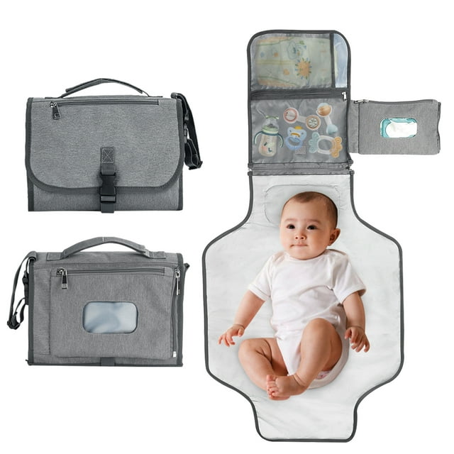 Portable Changing Pad for Baby Fully Padded, Lightweight & Waterproof