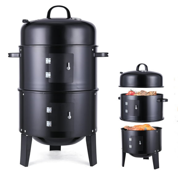 Portable Charcoal BBQ Grill Outdoor Small Charcoal Grill for Backyard Patio Barbecue Camping BBQ