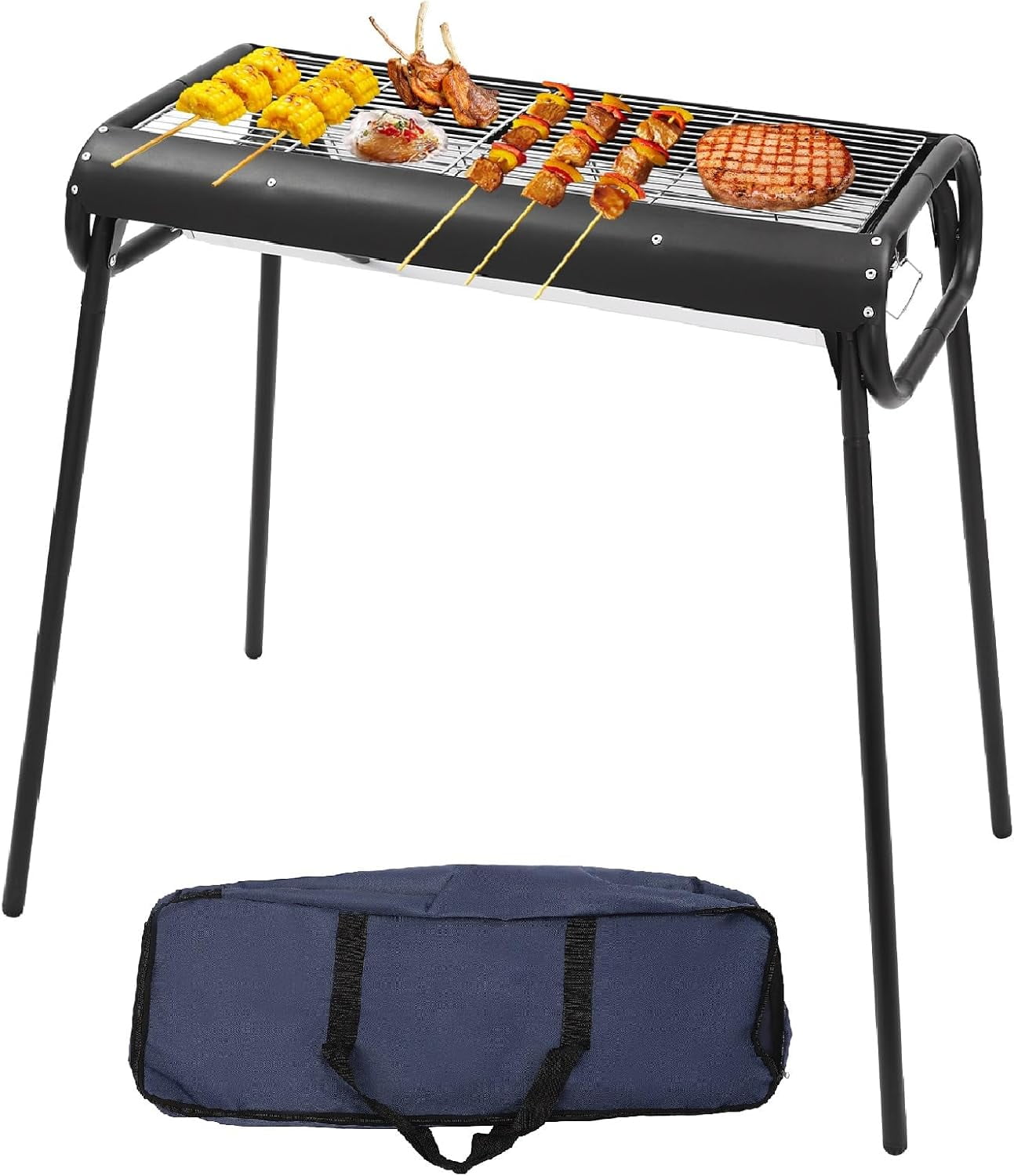 Lineslife Portable Folding Charcoal Grills, Collapsible Camping
