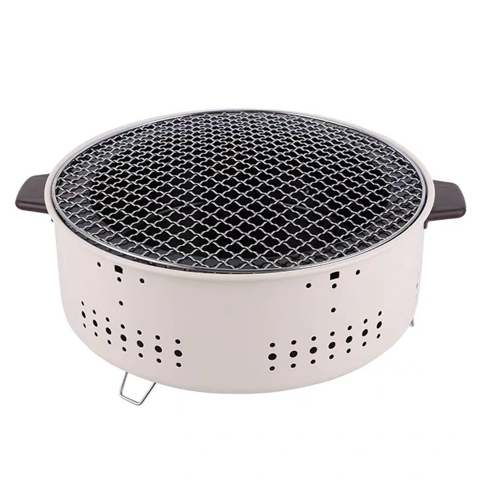 Portable Charcoal Grill & Stove Set | Indoor Outdoor BBQ for Camping & Home Use | Foldable Design with Non-Stick Grilling Surface | Complete Kit for Cooking & Barbecue