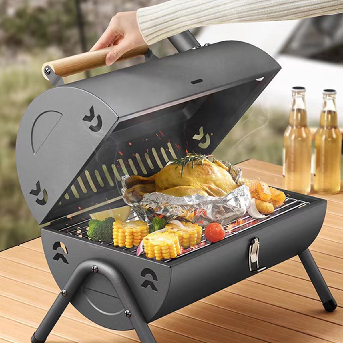 Mini smoker grill hotsell