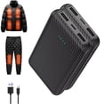 thumbnail image 1 of 5V 20000mAh Portable Powerbank 5V 3A Dual USB Output, Portable Charger for Heated Jacket Heated Vest Heated Scarf Heated & Phone,2 P, 1 of 10