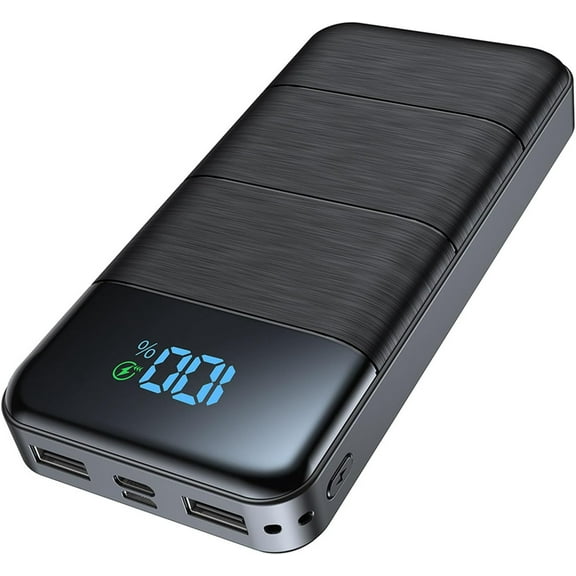 Portable Charger, 20000Mah Power Bank, 22.5W Fast Charging Usb C Quick Charge With 3 Outputs & 2 Inputs Led Display External Battery Pack For Iphone, Samsung, Android Etc