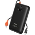 thumbnail image 1 of Portable Charger 20000mAh 30W Fast Charging, Power Bank with Built-in Cables & LED Display, USB C Battery Pack for iPhone 16/15/14/13, Samsung, iPad and Android Phones, Ideal for Travel -Black, 1 of 5