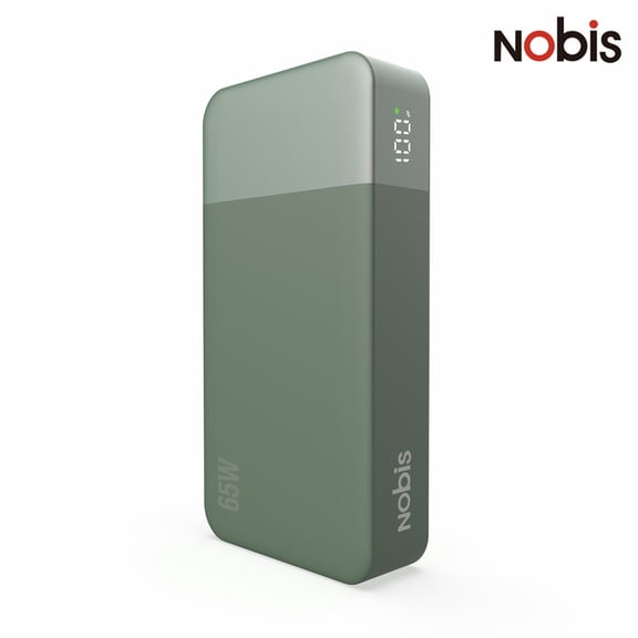 Portable Charger 20000mAh 65W PD Fast Charging Power Bank with 4 USB-A and USB-C Ports, LED Display, Compact 5.4 in, for Phone Tablet Laptop
