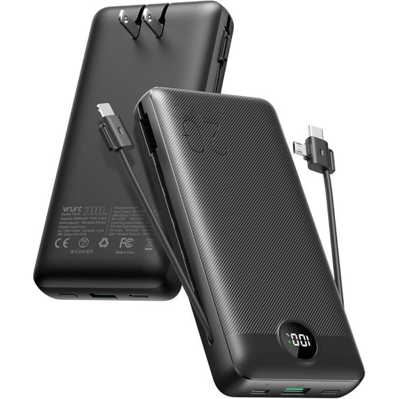 Portable Charger 20000mAh, Fast Charging Power Bank USB C,4 Output 2 ...
