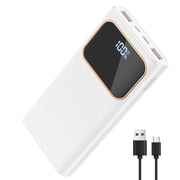 Portable Charger, 20000mAh Power Bank, 22.5W Fast Charging Battery Pack with USB C/USB A Output, Digital Display Portable Phone Charger for iPhone 17/16/15/14/13 Pro Samsung Google LG iPad AirPods