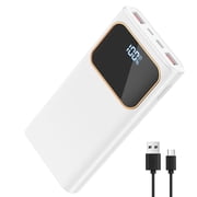 Portable Charger, 20000mAh Power Bank, 22.5W Fast Charging Battery Pack with USB C/USB A Output, Digital Display Portable Phone Charger for iPhone 17/16/15/14/13 Pro Samsung Google LG iPad AirPods