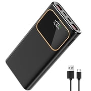 Portable Charger, 20000mah Power Bank, 22.5W Fast Charging Battery Pack with Usb-c/Usb-a Output, Digital Display Portable Phone Charger for iPhone 17/16/15/14/13 Pro Samsung Google LG iPad AirPods