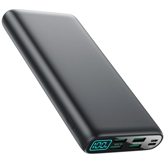 Portable Charger 38800mAh Power Bank with 5 Outputs & 2 Inputs,PD USB C In&Out Fast Phone Charging External Battery Pack Backup,Travel Essential Outdoor for iPhone 17/16/15,Android Samsung Galaxy etc