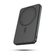 Portable Charger, 5000mAh Power Bank for iPhone, 20W PD Fast Charging, Ultral Slim Wireless Battery Pack Compatible with 17 16 15 14 13 12, Perfect Gift for Family, Black