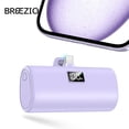 thumbnail image 1 of Breezio Portable Charger, 6000mAh Power Bank, USB-C Portable Phone Charger with Fast Charging (20W), Mini Battery Pack compatible for iPhone 15/16/17/Samsung, 1 of 10
