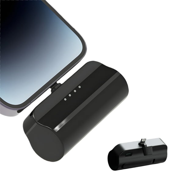 NIGOE Lightweight Phone Charger Pocket-sized Charger 4500mAh Compact Charger with Built-in L type Connector