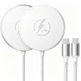 thumbnail image 1 of Portable Charger,Magnetic Fast Charging Pad Charging Station 25W Compatible for iPhone 17 16 15 14 13 12 Series & AirPods 4-2 Pro Type-C Ports, 1 of 8