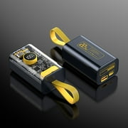 Portable Charger Power Bank 20000mAh Transparent External Block Shapes Battery Pack