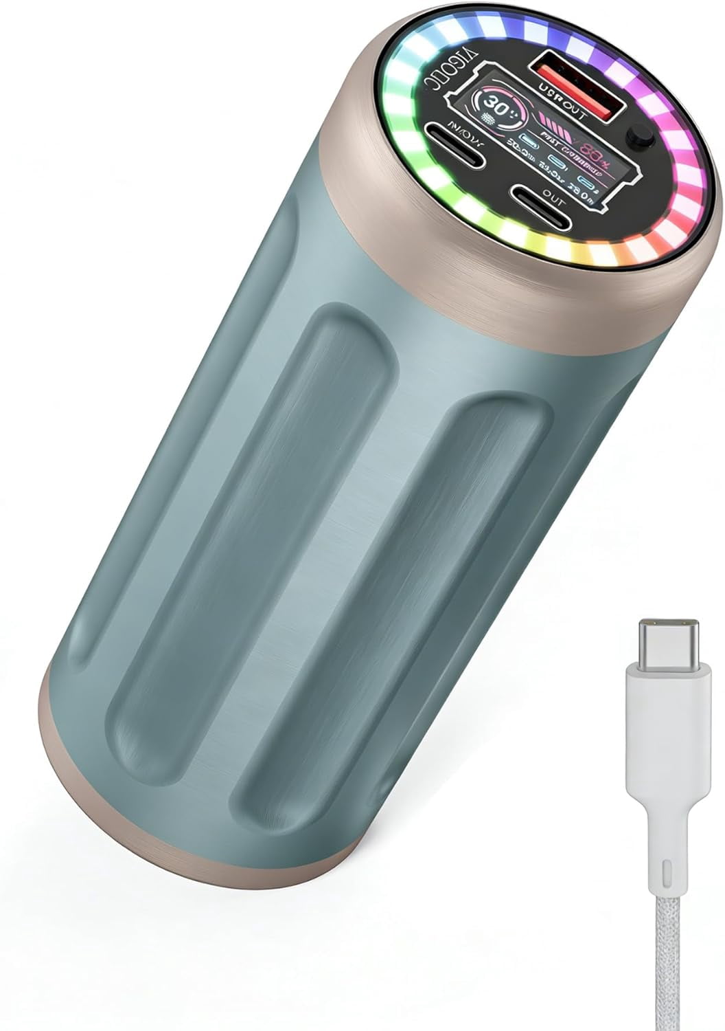 Portable Charger Power Bank 32450mAh, Fast Charging Charger, Metal Body ...
