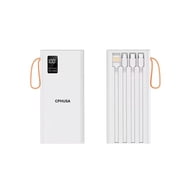 Portable Charger Power Bank 50000mAh, 22.5W Fast Charging USB Power Bank, External Battery Pack Battery Bank with LED Digital Display, 4 USB Output Phone Charger for iPhone, Samsung, Android White