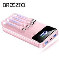 50000mAh 22.5W Fast Portable Power Bank w/ Cables