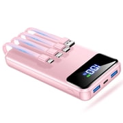 Portable Charger Power Bank 50000mAh Battery Pack, 22.5W Fast Charging PowerBank with Built in Cables,Travel Essential USB-C Portable Phone Charger, Compatible 