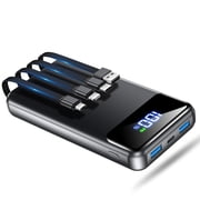 Portable Charger Power Bank 50000mAh Battery Pack, 22.5W Fast Charging PowerBank with Built in Cables,Travel Essential USB-C Portable Phone Charger, Compatible 