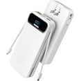 thumbnail image 1 of Portable Charger Power Bank with Built in Cables and AC Wall Plug,PD20W&SCP22.5W USB-C Super Fast Charging,20000mAh Travel Phone Charging,LED Display Battery Pack Compatible All iPhone Samsung etc, 1 of 8
