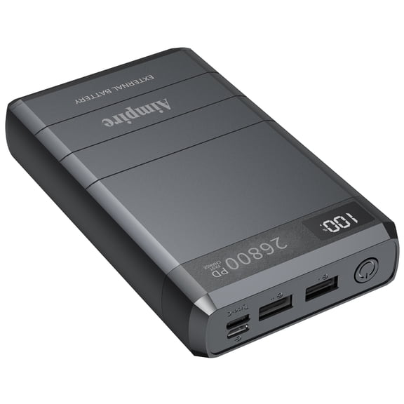 Portable Charger Power Bank for Cell Phones & Laptops 87.5 W Super Fast Charging for iPhone, Samsung Galaxy, Google - Water Resistant & Lightweight External Battery Charger