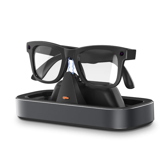 Portable Charging Dock Station for Meta Glasses, ompatible with Wayfarer, Skyler, Headliner & Oakley Meta HSTN, With USB-C Cable