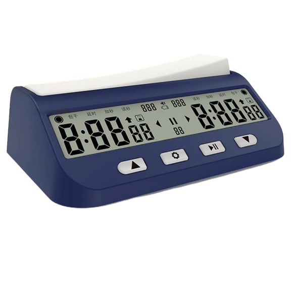 Portable Chess Clock With 5 Tournament Modes, Adjustable Sound & Step Counter - Compact Game Timer