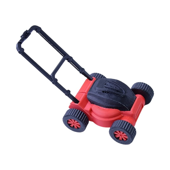 Portable Child Safe Tiny Mower Toy Realistic Design For Imaginative Fun Decorative Props