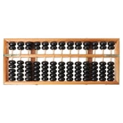 Portable Chinese 13 Digits Column Abacus Arithmetic Soroban Calculating Counting Math Learning Tool for Children